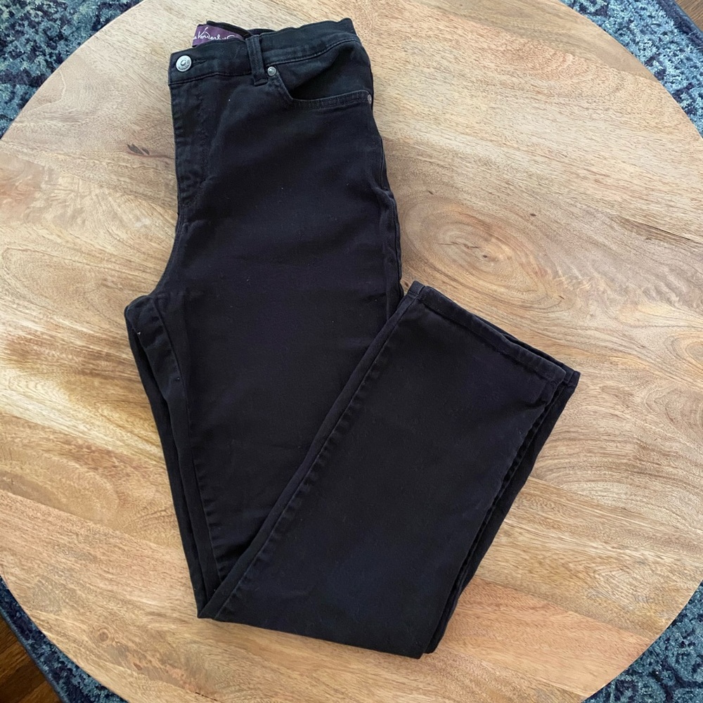 Black Straight Leg Jeans